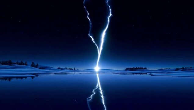 Lightning Over Water &ndash; Dramatic Natural Phenomenon