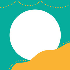 Obraz premium Design illustration decoration template card twibbon