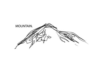 Mount vector design sketch.eps