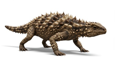 Obraz premium Spiny lizard profile