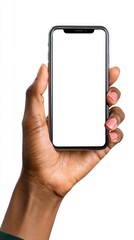 Holding a Smartphone Urban Setting Digital Interaction Modern Environment Close-Up View Technology