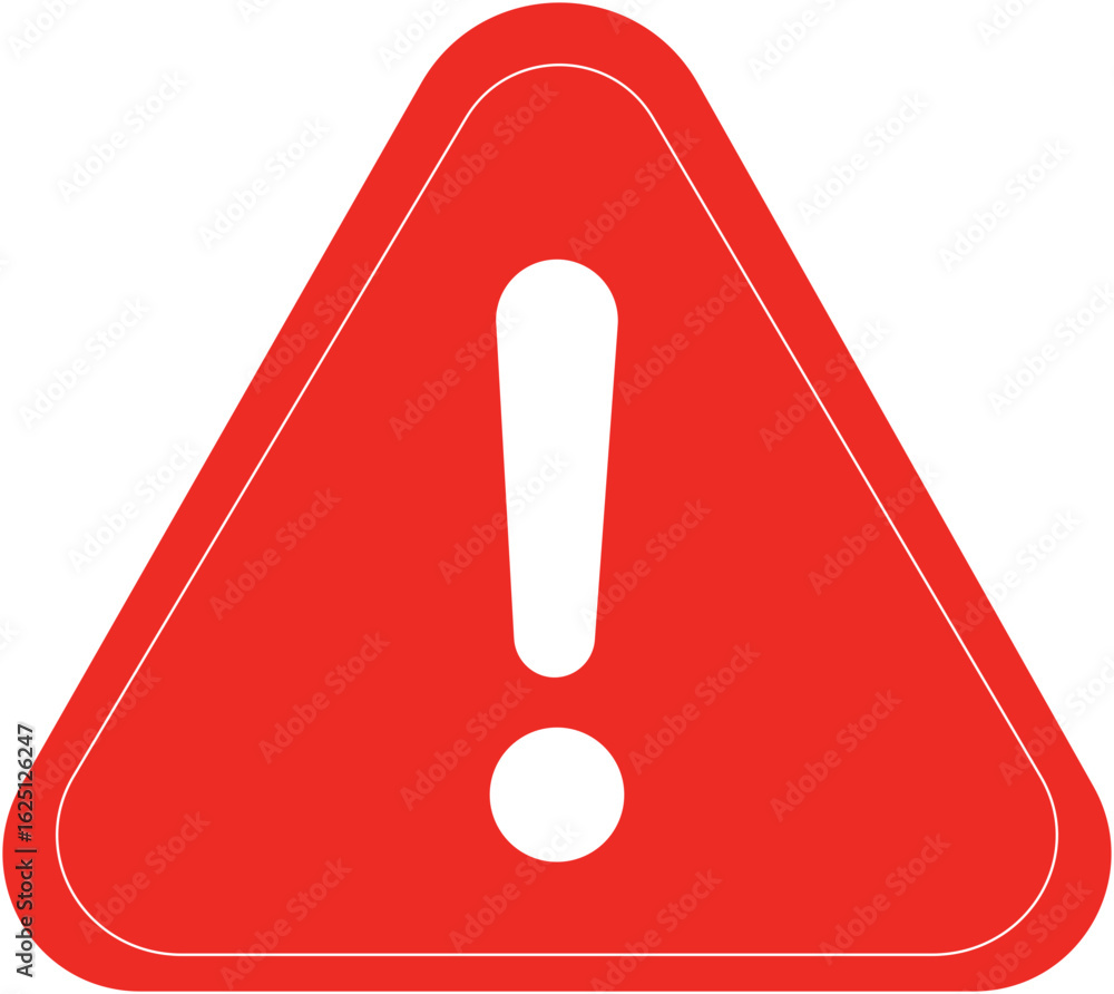 Aufkleber danger and warning sign icon. attention vector , yellow, red and black fatal error message element, 