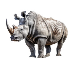 Obraz premium rhino isolated on white