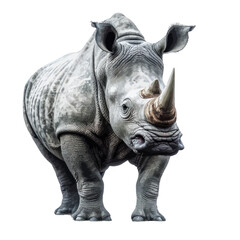 Fototapeta premium rhino isolated on white