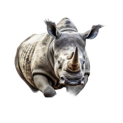 Fototapeta premium statuette of a rhinoceros