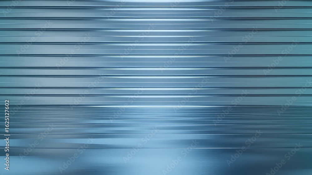 Aufkleber modern metallic surface abstract design with reflected light and parallel lines for backgrounds or p