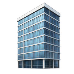 Office Building isolate on transparent background