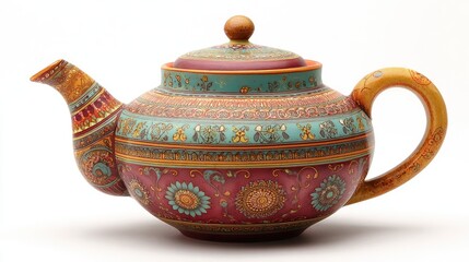 Ornamental Decorative Teapot With Intricate Design