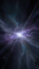 Colorful Space Nebula Explosion