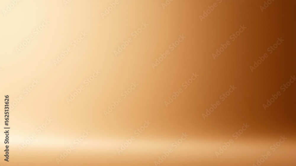 Aufkleber elegant caramel colored background showcases gradient lighting and a smooth texture ideal for produc