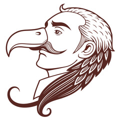 the girl with a hair