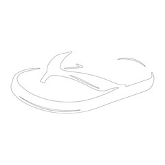 Fototapeta premium slippers icon