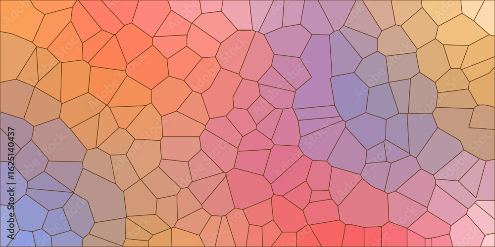 Poster rainbow vector polygon abstract layout. a vague abstract illustration with gradient.modern geometric