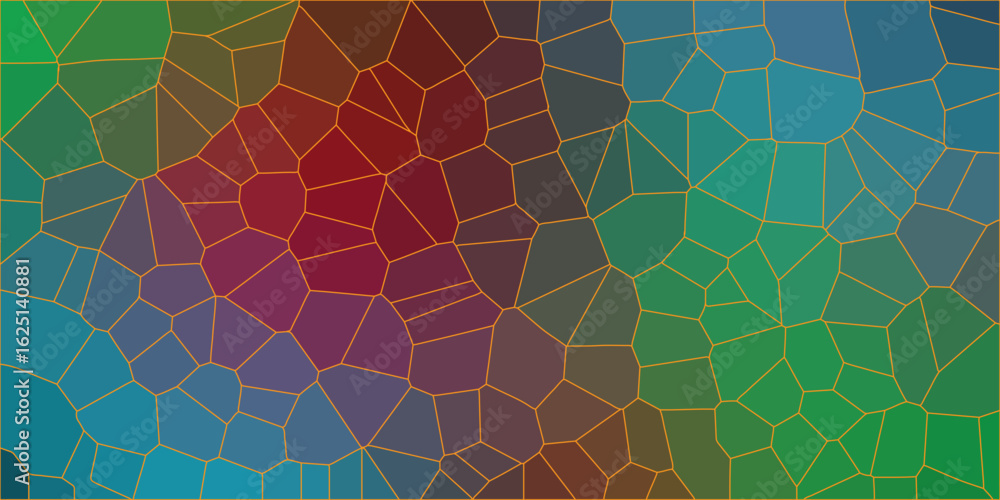 Poster rainbow vector polygon abstract layout. a vague abstract illustration with gradient.modern geometric