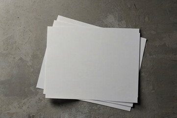 Blank A4 paper for advertising or text insertion.