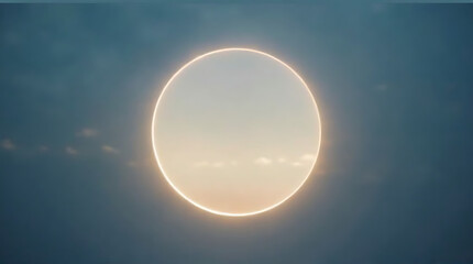 Obraz premium Mesmerizing solar eclipse displaying the sun's corona in a celestial sky