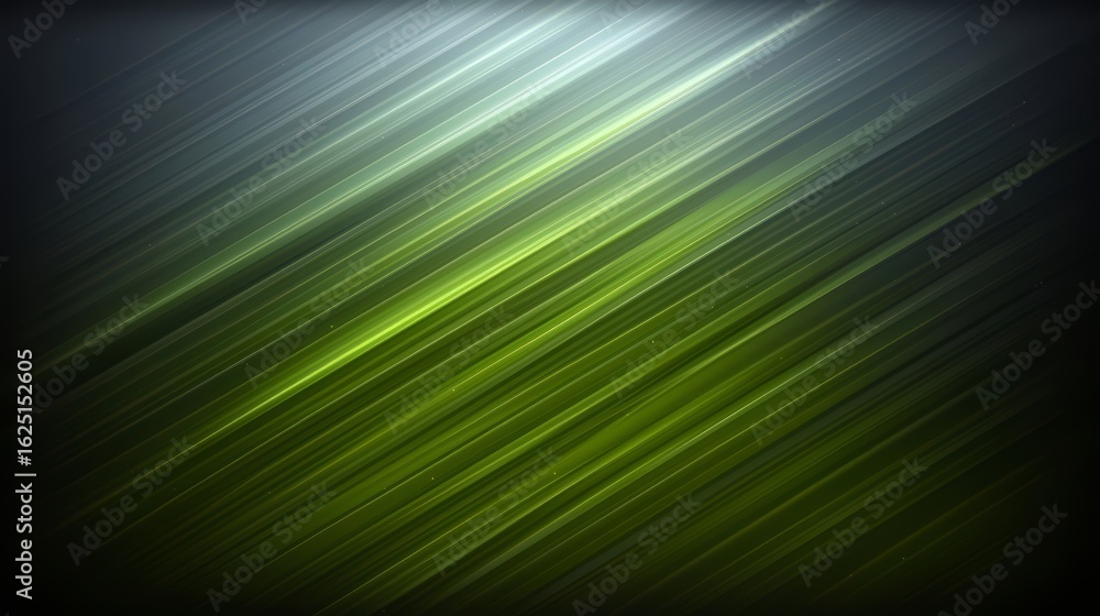 Canvas Prints green and black striped background with a white dot in the middle. the background is a gradient of g