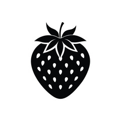 strawberry on white background