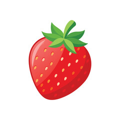 strawberry isolated on white background