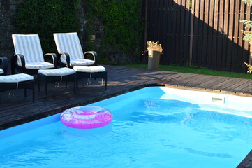 swimming pool in hotel