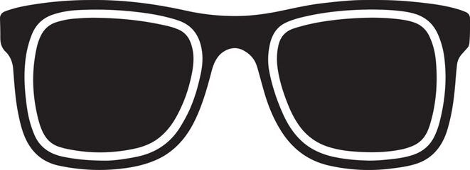 Sunglasses Silhouette Stylish Eye Protection Accessory Summer Fashion Item Icon