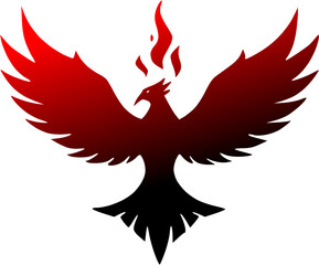 Red and black phonix