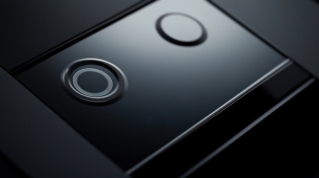 Close-up view of a sleek and modern kitchen appliance featuring intuitive touch controls and minimalist design