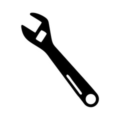 wrench icon, repair symbol. gear sign, Vector illustration