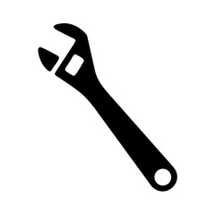 wrench icon, repair symbol. gear sign, Vector illustration