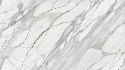 Obraz premium White Marble Surface with Natural Gray Veining texture