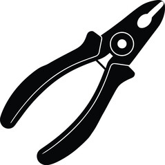 pliers isolated on white background