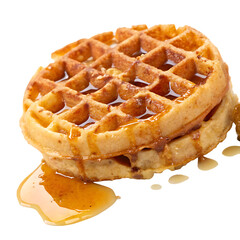 slice of apple pie isolated on a transparent background
