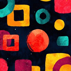 Colorful Geometric Abstract Pattern