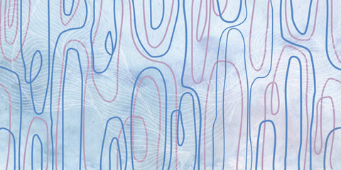 abstract blue background with snowflakes