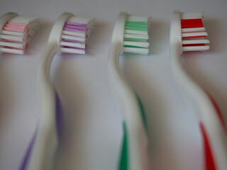 Wallpaper with toothbrushes