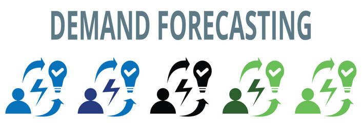 Naklejka premium demand forecasting