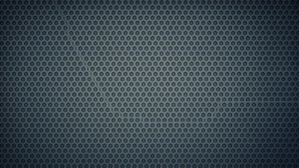 Obraz premium Dark gray perforated metal texture. 