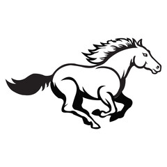 Horse vector art design