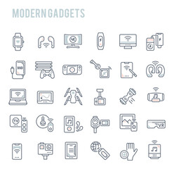 Business related line icons, meeting, cooperation, support, collaboration, partnership illustration, vector, iconslifehack