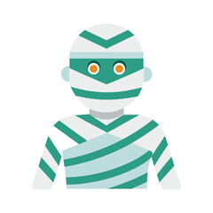 Spooky Halloween Mummy Vector Design
