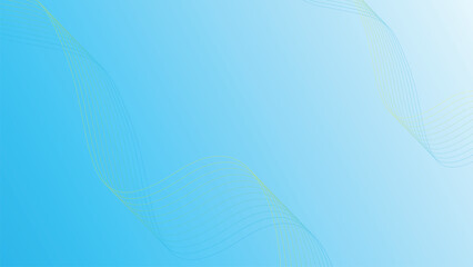 abstract blue background with waves