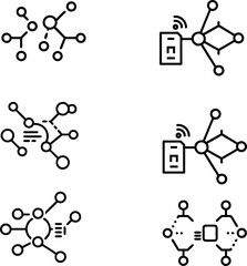 Chemistry formulas vector illustration with molecule and pattern design on white background