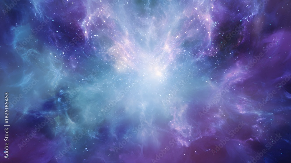 Canvas Prints abstract space background with nebula, stars and galaxies. cosmic art background