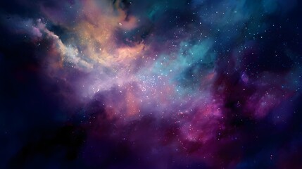 Fototapeta premium Planets and galaxy, science fiction wallpaper. Beauty of deep space. Billions of galaxies in the universe. Abstract space background for meditation.