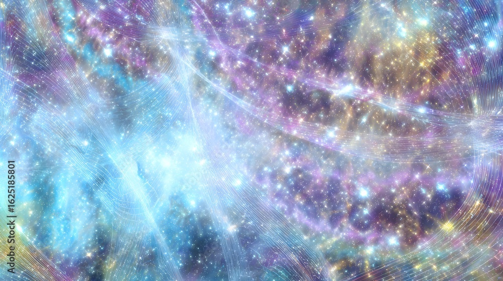 Wall mural abstract fractal. fractal abstract background. space abstract background for meditation.