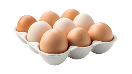 eggs on a white background isolated on white backgroud