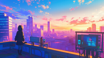 Twilight Reverie: Alone Among Towers