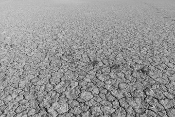 Cracked and dry soil background,Texture of the dried earth with clay and sand, close-up.
