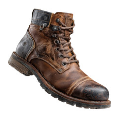 Rustic Leather Boots Mens Fashion Footwear Photography