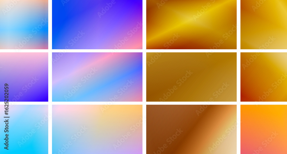 Poster abstract gradient pattern with squares, grid, yellow tones. bright abstract gradient panels for dyna